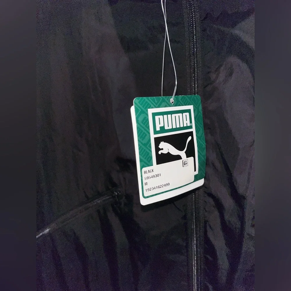 PUMA Women's Black Windbreaker Jacket - Picture 4 of 5